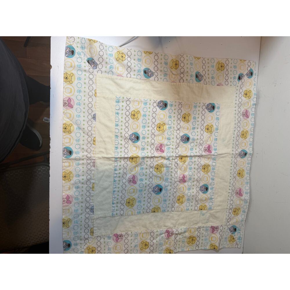 Handmade winnie the pooh baby blanket 28"x29.5" eeyore piglet